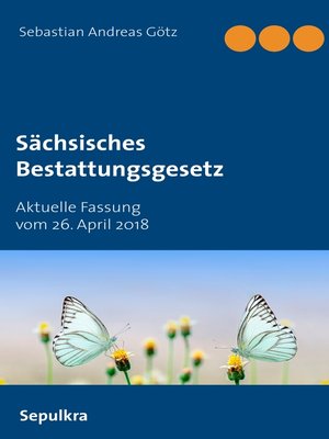 cover image of Sächsisches Bestattungsgesetz